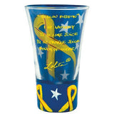 Yellow Ribbon Party Shot Glass by Lolita®-Shot Glass-Designs by Lolita® (Enesco)-Top Notch Gift Shop