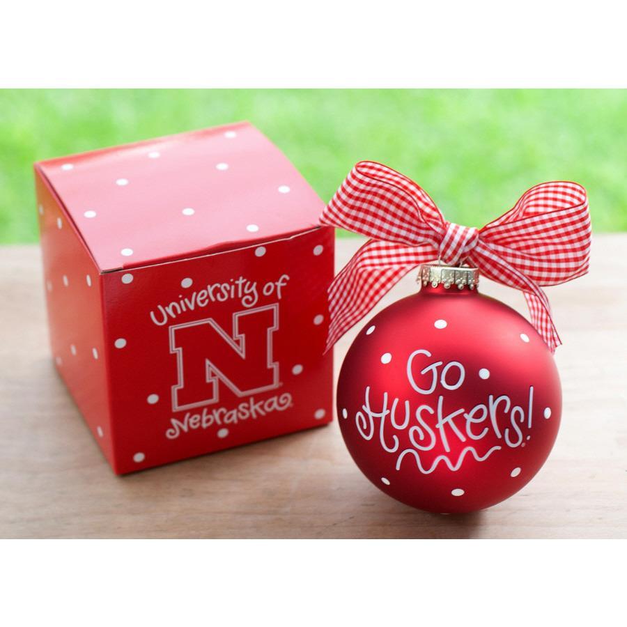 University of Nebraska Christmas Ornament-Ornament-Coton Colors-Top Notch Gift Shop