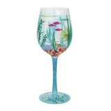 In My Own World Wine Glass by Lolita®-Wine Glass-Designs by Lolita® (Enesco)-Top Notch Gift Shop