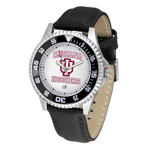 Indiana Hoosiers Competitor - Poly/Leather Band Watch-Watch-Suntime-Top Notch Gift Shop