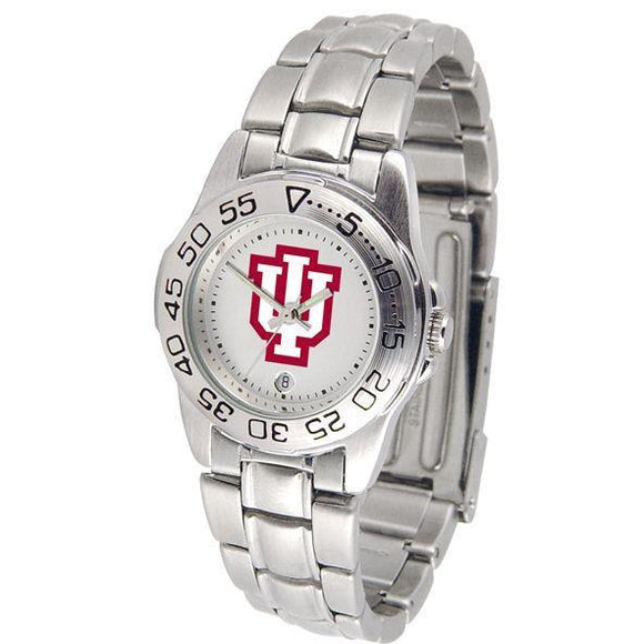 Indiana Hoosiers Ladies Steel Band Sports Watch-Watch-Suntime-Top Notch Gift Shop