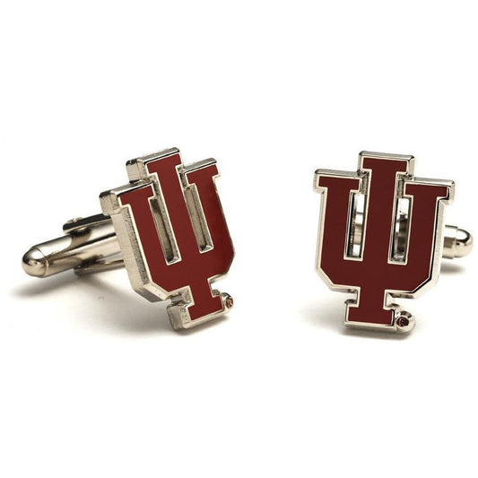 Indiana University Hoosiers Enamel Cufflinks-Cufflinks-Cufflinks, Inc.-Top Notch Gift Shop