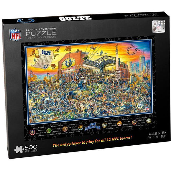 Indianapolis Colts Joe Journeyman Puzzle-Puzzle-IDNA Brands-Top Notch Gift Shop