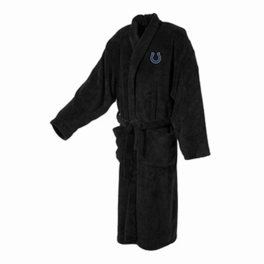 Indianapolis Colts Mens Ultra Plush Black Bathrobe-Bathrobe-Concepts Sport-Top Notch Gift Shop