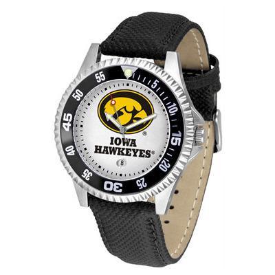 Iowa Hawkeyes Competitor - Poly/Leather Band Watch-Watch-Suntime-Top Notch Gift Shop