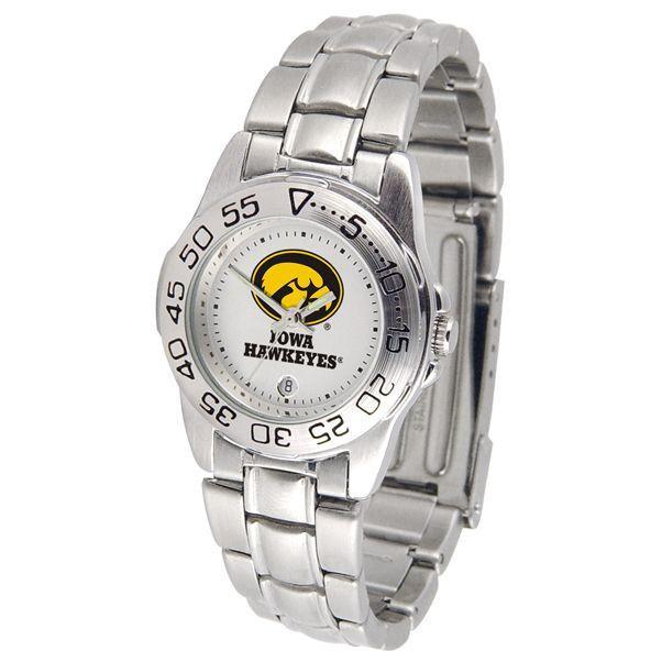 Iowa Hawkeyes Ladies Steel Band Sports Watch-Watch-Suntime-Top Notch Gift Shop