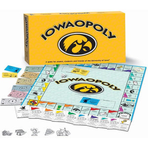 Iowa-opoly - University of Iowa Monopoly Game-Game-Late For The Sky-Top Notch Gift Shop