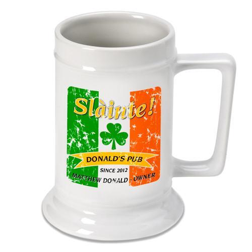 Irish Pride Personalized Irish Stein-Beer Mug-JDS Marketing-Top Notch Gift Shop