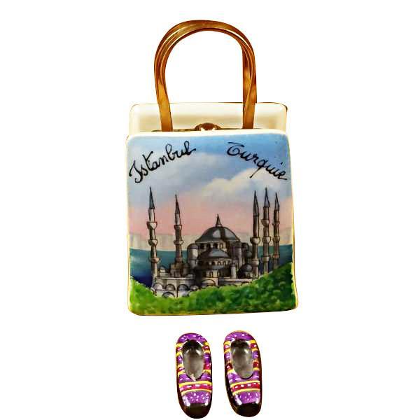 Istanbul Turkey Shopping Bag Limoges Box by Rochard™-Limoges Box-Rochard-Top Notch Gift Shop