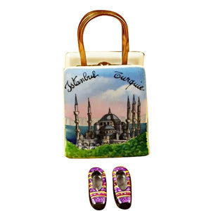 Istanbul Turkey Shopping Bag Limoges Box by Rochard™-Limoges Box-Rochard-Top Notch Gift Shop