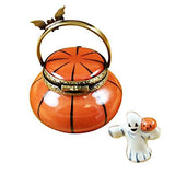 Jack O Lantern Pail with Removable Ghost Limoges Box by Rochard™-Limoges Box-Rochard-Top Notch Gift Shop