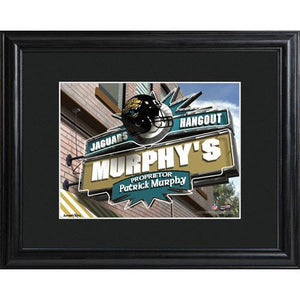 Jacksonville Jaguars Personalized Tavern Sign Print with Matted Frame-Print-JDS Marketing-Top Notch Gift Shop