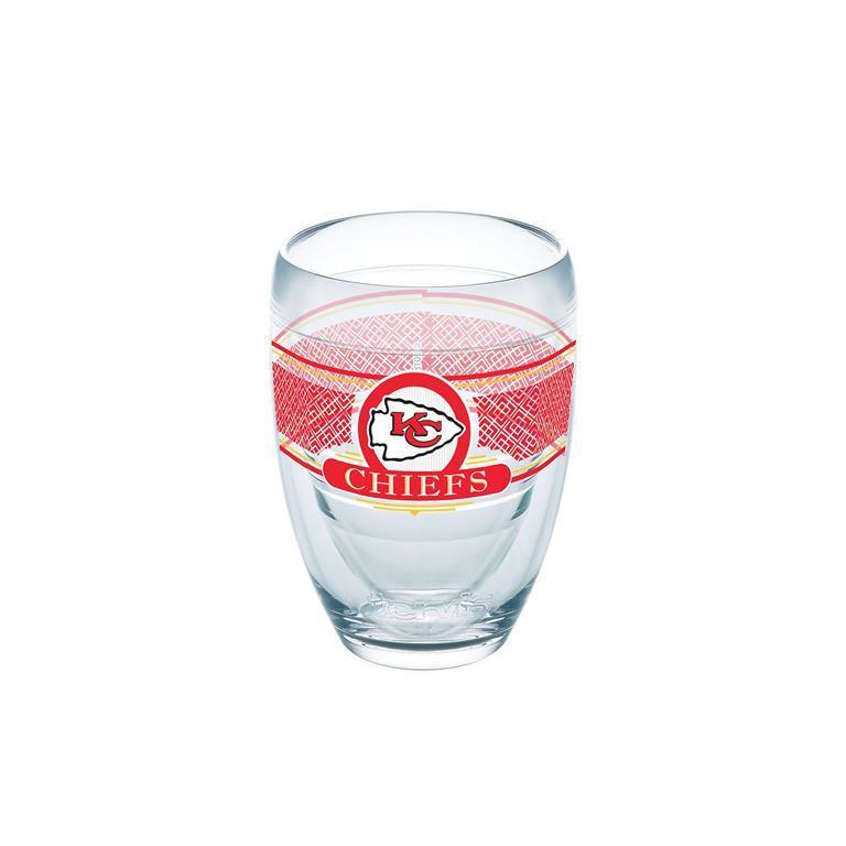 Kansas City Chiefs 9 oz. Tervis Stemless Wine Glass - (Set of 2)-Stemless Wine Glass-Tervis-Top Notch Gift Shop