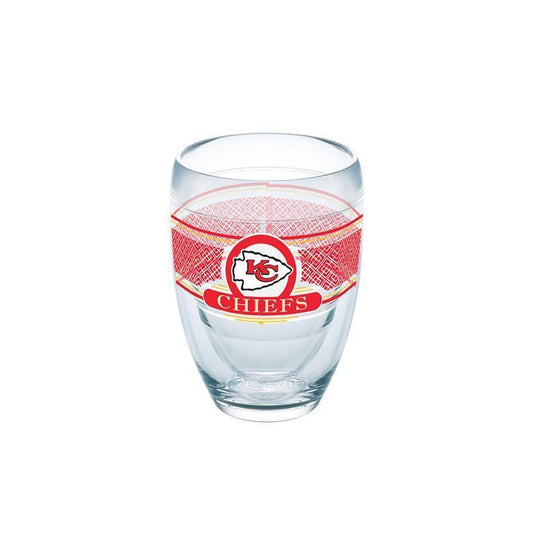 Kansas City Chiefs 9 oz. Tervis Stemless Wine Glass - (Set of 2)-Stemless Wine Glass-Tervis-Top Notch Gift Shop