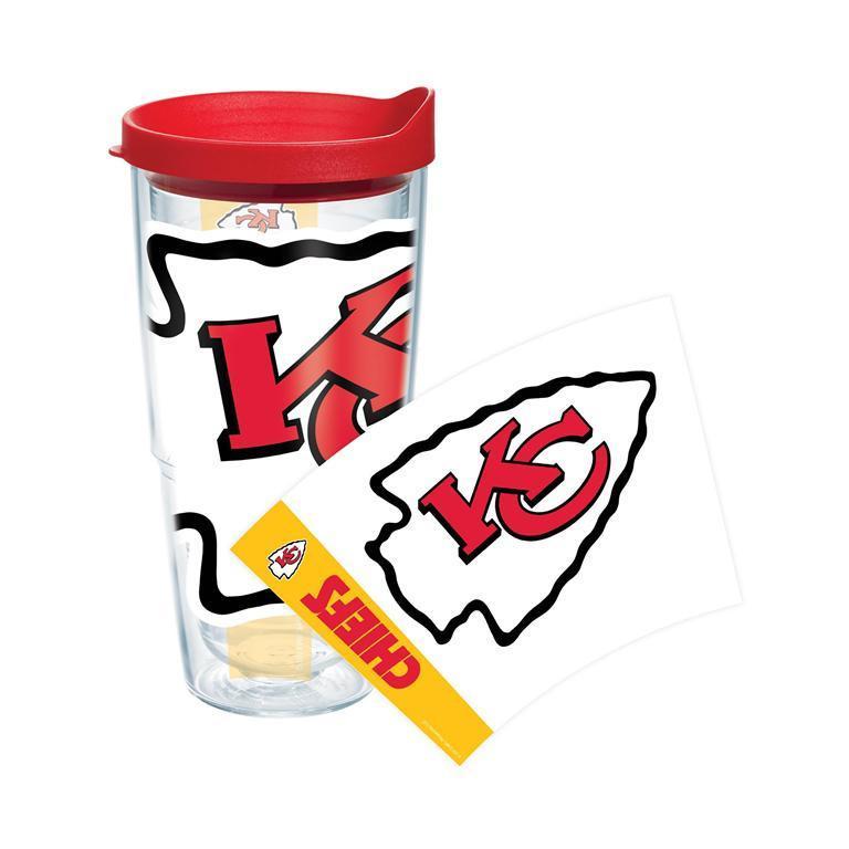 Kansas City Chiefs Colossal 24 oz. Tervis Tumbler with Lid - (Set of 2)-Tumbler-Tervis-Top Notch Gift Shop