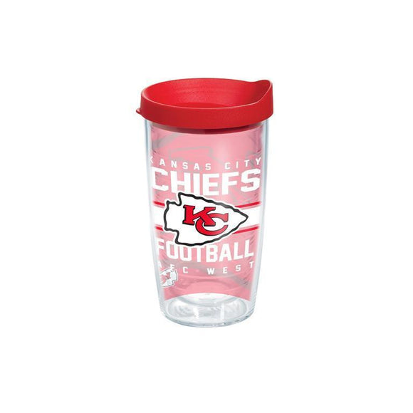 Kansas City Chiefs Gridiron 16 oz. Tervis Tumbler with Lid - (Set of 2)-Tumbler-Tervis-Top Notch Gift Shop