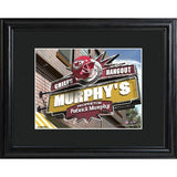 Kansas City Chiefs Personalized Tavern Sign Print with Matted Frame-Print-JDS Marketing-Top Notch Gift Shop