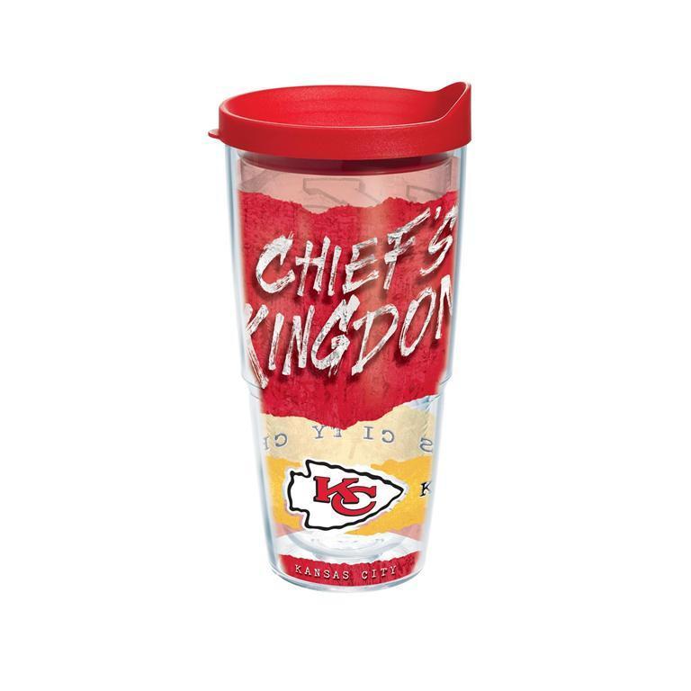 Kansas City Chiefs Statement 24 oz. Tervis Tumbler with Lid - (Set of 2)-Tumbler-Tervis-Top Notch Gift Shop