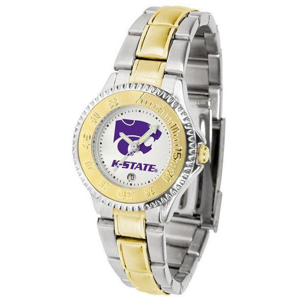 Kansas State Wildcats Ladies Competitor Two-Tone Band Watch-Watch-Suntime-Top Notch Gift Shop
