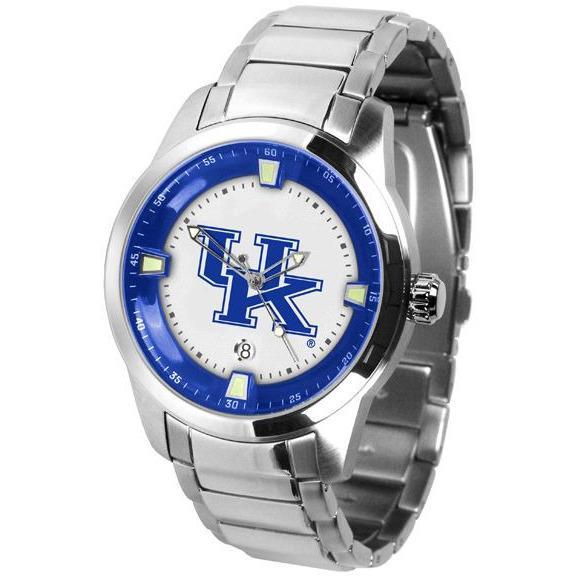 Kentucky Wildcats Men's Titan Stainless Steel Band Watch-Watch-Suntime-Top Notch Gift Shop