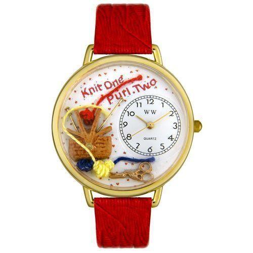 Knitting Watch in Gold (Large)-Watch-Whimsical Gifts-Top Notch Gift Shop