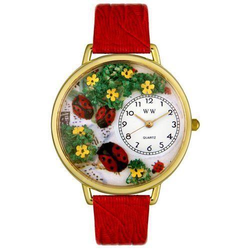 Ladybugs Watch in Gold (Large)-Watch-Whimsical Gifts-Top Notch Gift Shop