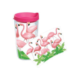 Lawn Flamingos 16 oz. Tervis Tumbler with Lid - (Set of 2)-Tumbler-Tervis-Top Notch Gift Shop