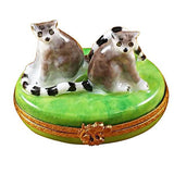 Lemur Monkeys Limoges Box by Rochard™-Limoges Box-Rochard-Top Notch Gift Shop