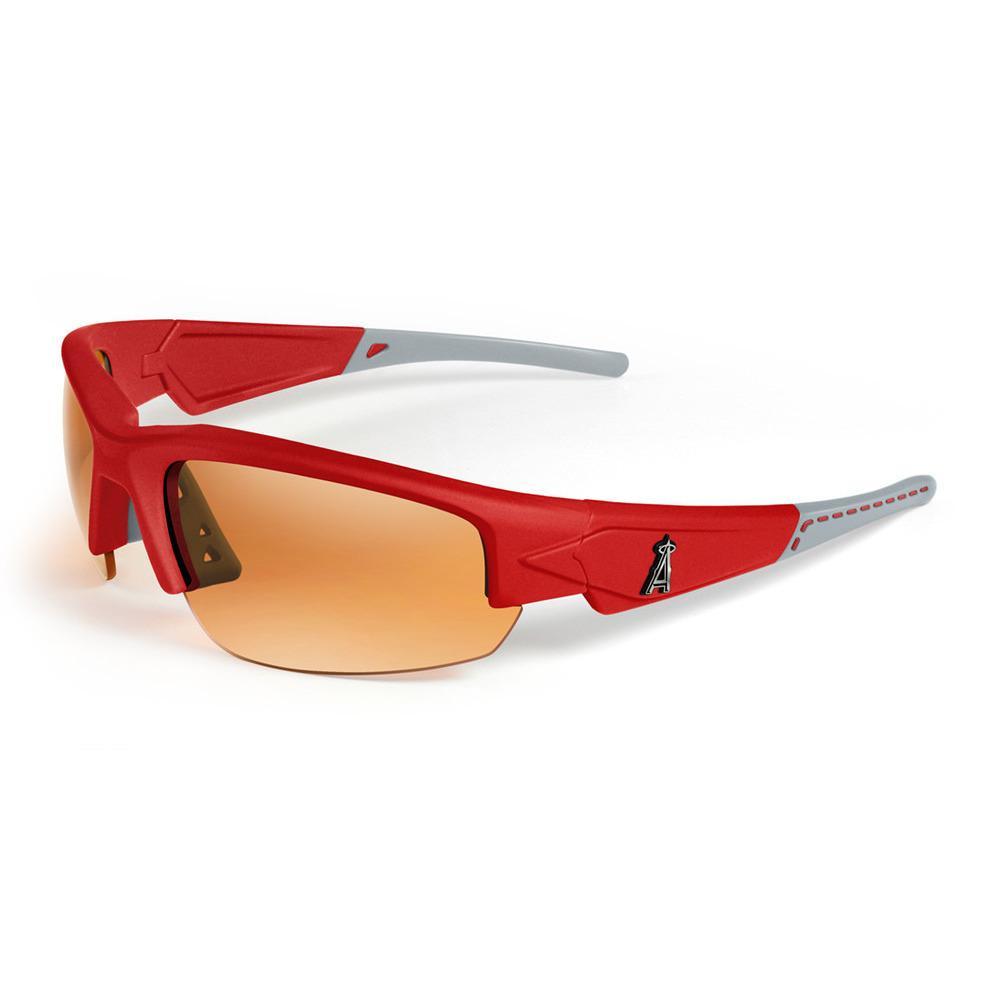 Los Angeles Angels Dynasty "Stitch" Sunglasses, Red with Grey Tips-Sunglasses-Maxx-Top Notch Gift Shop