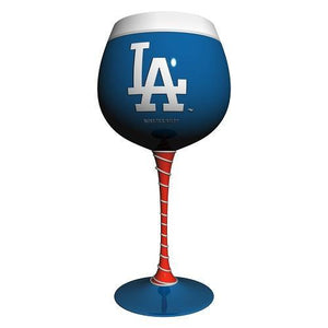 Los Angeles Dodgers Artisan Hand Painted Wine Glass-Wine Glass-Boelter Brands-Top Notch Gift Shop