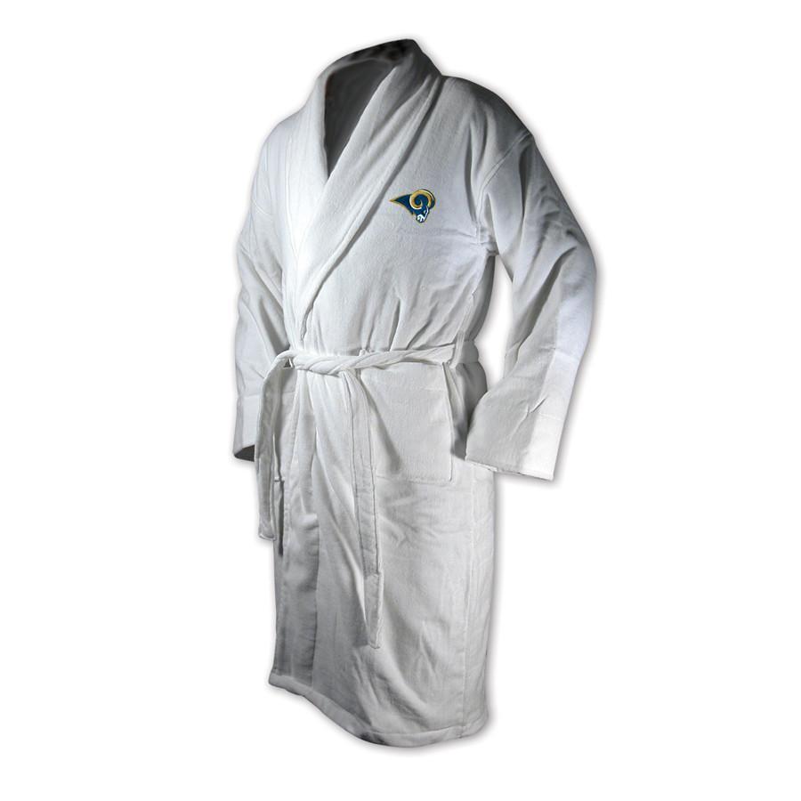 Los Angeles Rams White Terrycloth Bathrobe-Bathrobe-Wincraft-Top Notch Gift Shop