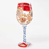 Love My Dog Wine Glass by Lolita®-Wine Glass-Designs by Lolita® (Enesco)-Top Notch Gift Shop