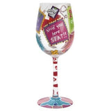 Love My Nurse Wine Glass by Lolita®-Wine Glass-Designs by Lolita® (Enesco)-Top Notch Gift Shop