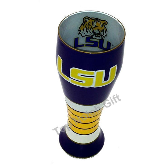 LSU Artisan Hand Painted Pilsner Glass-Pilsner Glass-Boelter Brands-Top Notch Gift Shop