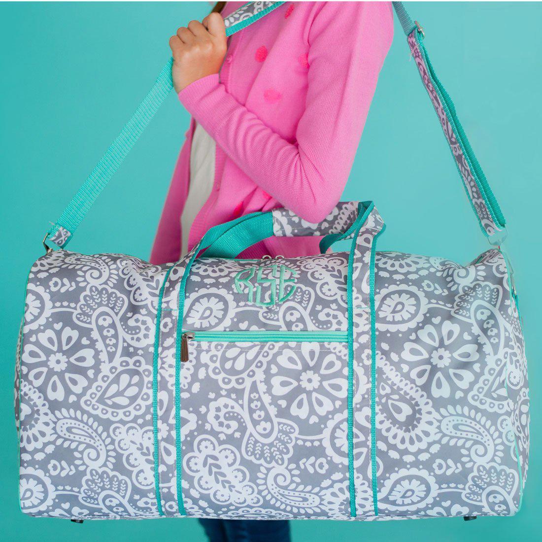 Parker Paisley Duffel Bag - Personalized-Bag-Viv&Lou-Top Notch Gift Shop