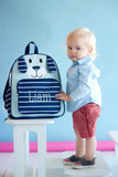 Navy Puppy Preschool Backpack - Personalized-Backpack-Viv&Lou-Top Notch Gift Shop