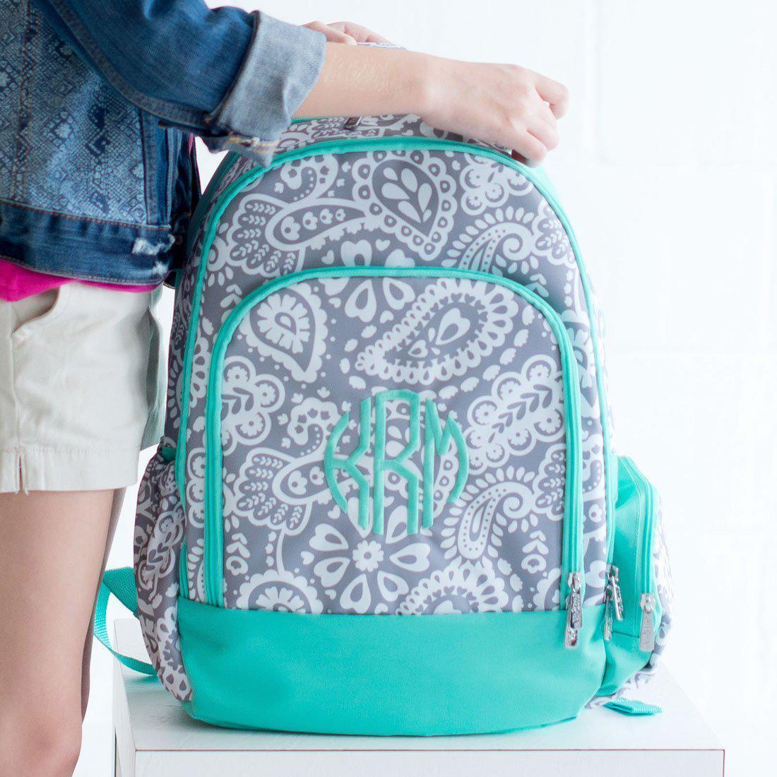 Parker Paisley Backpack - Personalized-Backpack-Viv&Lou-Top Notch Gift Shop