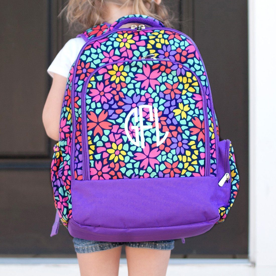 Petal Punch Backpack - Personalized-Backpack-Viv&Lou-Top Notch Gift Shop