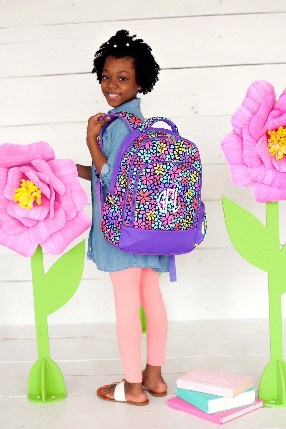 Petal Punch Backpack - Personalized-Backpack-Viv&Lou-Top Notch Gift Shop