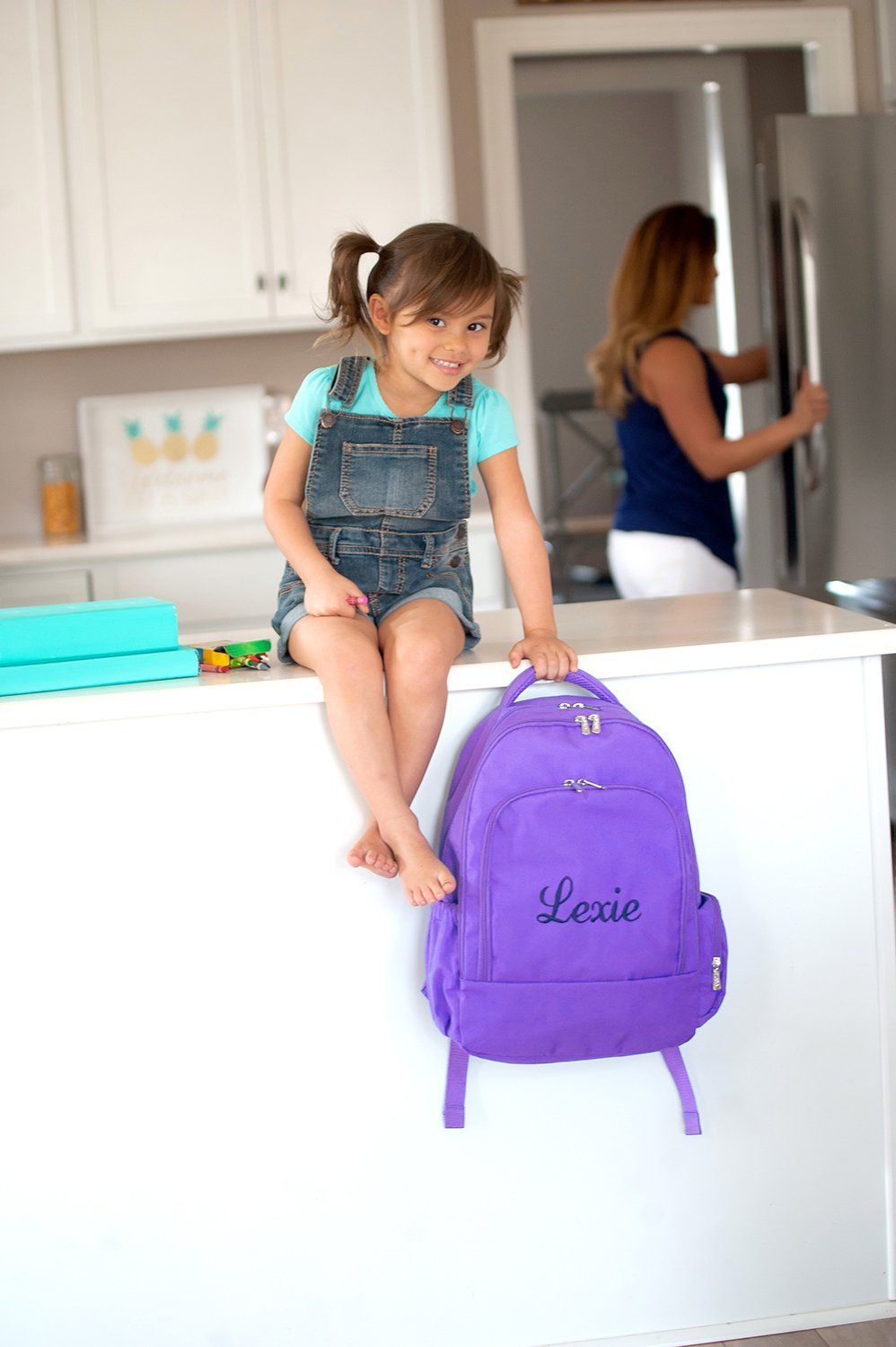 Purple Backpack - Personalized-Backpack-Viv&Lou-Top Notch Gift Shop