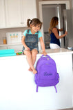 Purple Backpack - Personalized-Backpack-Viv&Lou-Top Notch Gift Shop