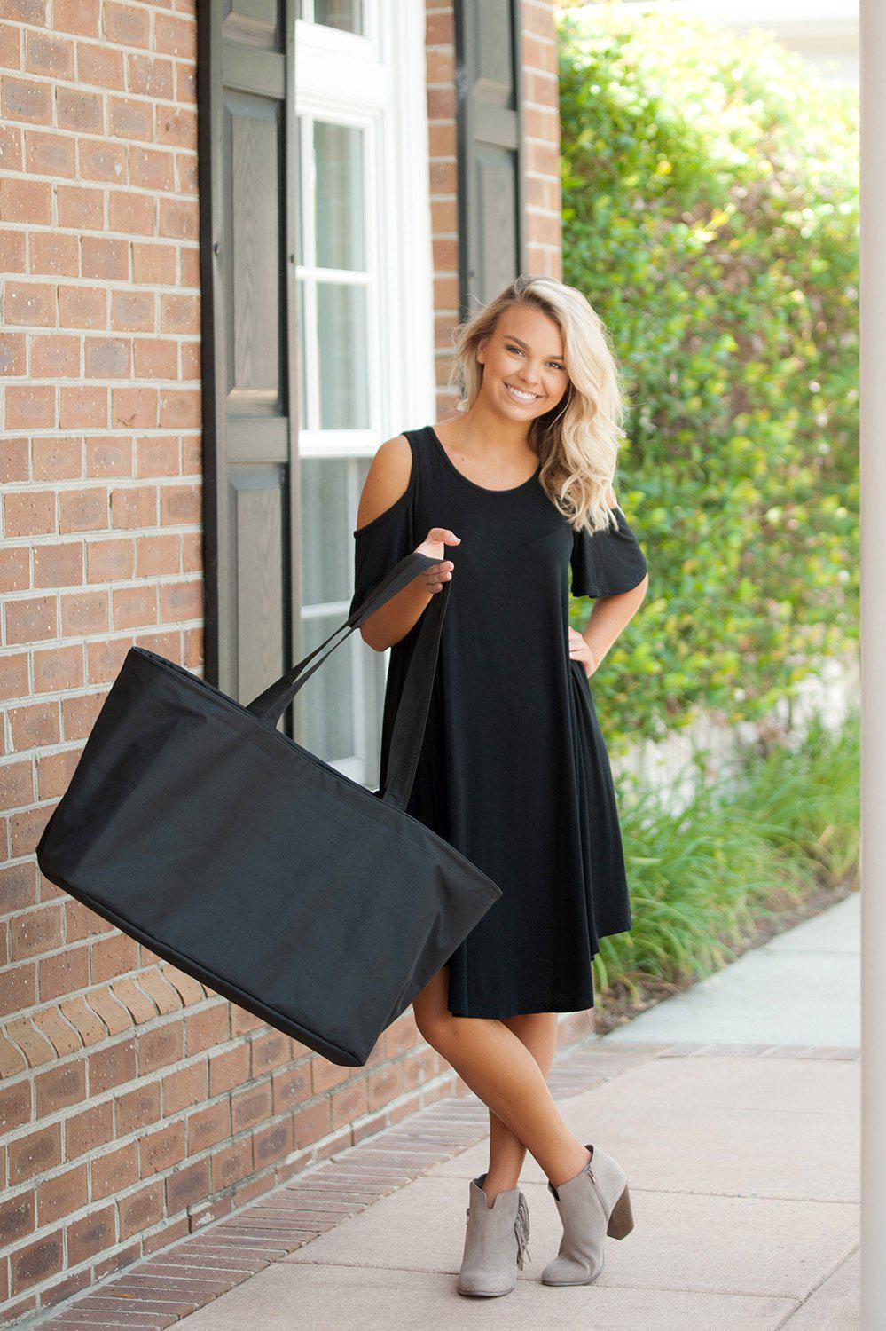 Black Ultimate Tote - Personalized-Bag-Viv&Lou-Top Notch Gift Shop