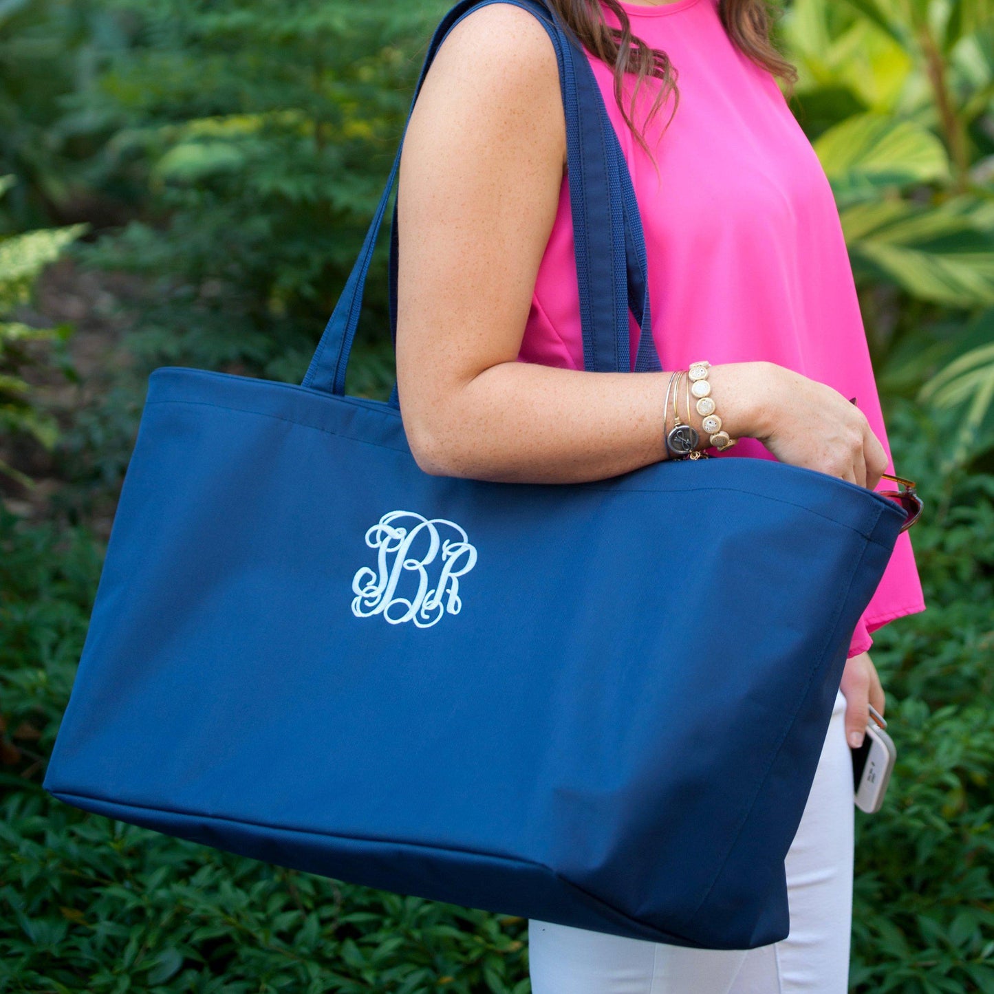 Navy Ultimate Tote - Personalized-Bag-Viv&Lou-Top Notch Gift Shop