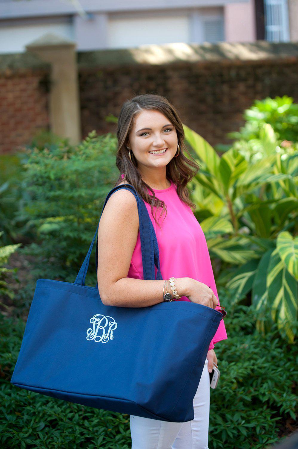 Navy Ultimate Tote - Personalized-Bag-Viv&Lou-Top Notch Gift Shop