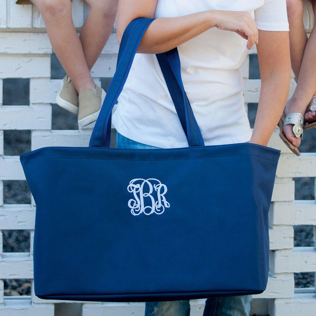 Navy Ultimate Tote - Personalized-Bag-Viv&Lou-Top Notch Gift Shop