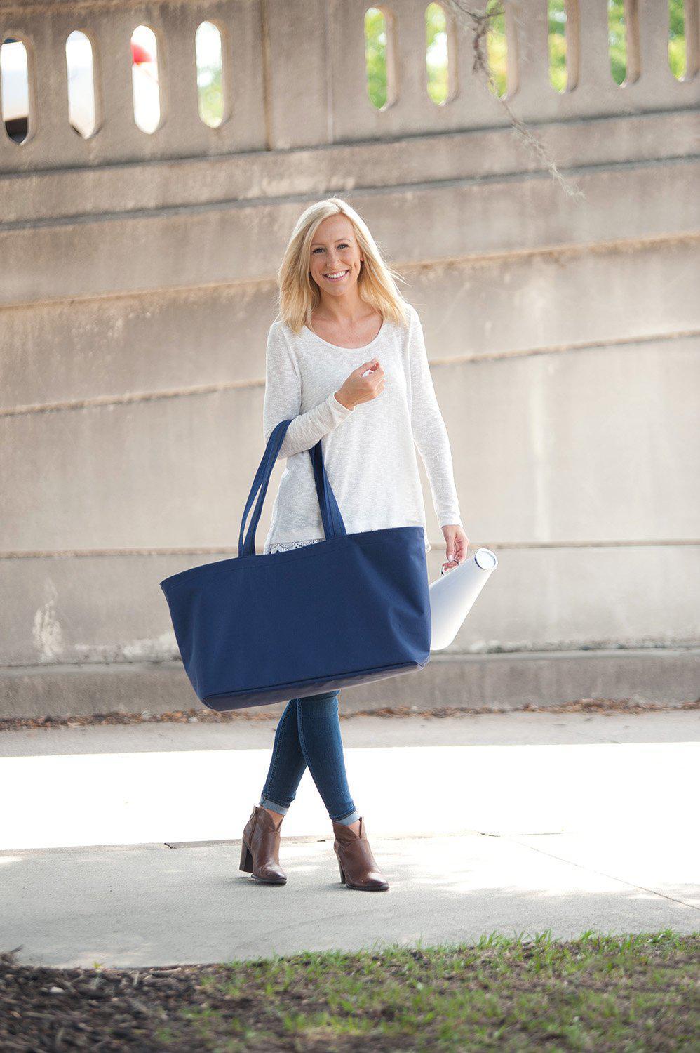 Navy Ultimate Tote - Personalized-Bag-Viv&Lou-Top Notch Gift Shop