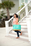 Mint Cabana Tote - Personalized-Bag-Viv&Lou-Top Notch Gift Shop