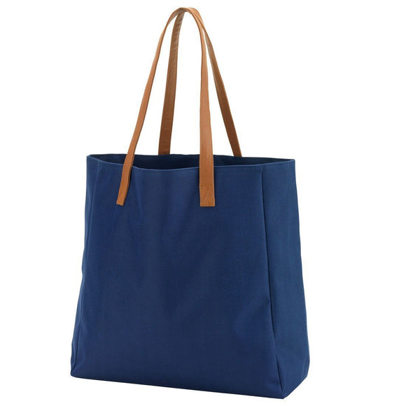 Navy Tote - Personalized-Bag-Viv&Lou-Top Notch Gift Shop