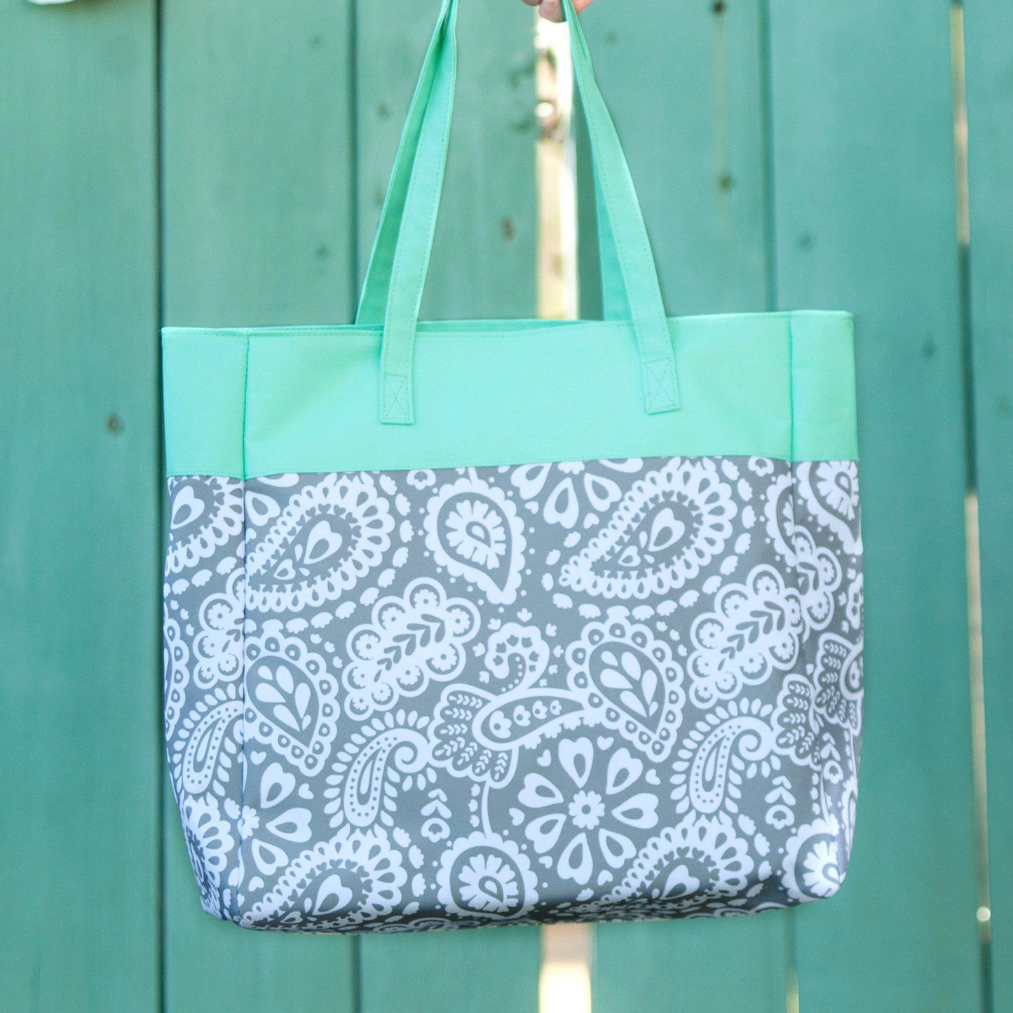 Parker Paisley Tote - Personalized-Bag-Viv&Lou-Top Notch Gift Shop