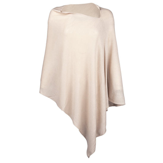 Creme Chelsea Poncho - Personalized-Shawl / Poncho-Viv&Lou-Top Notch Gift Shop